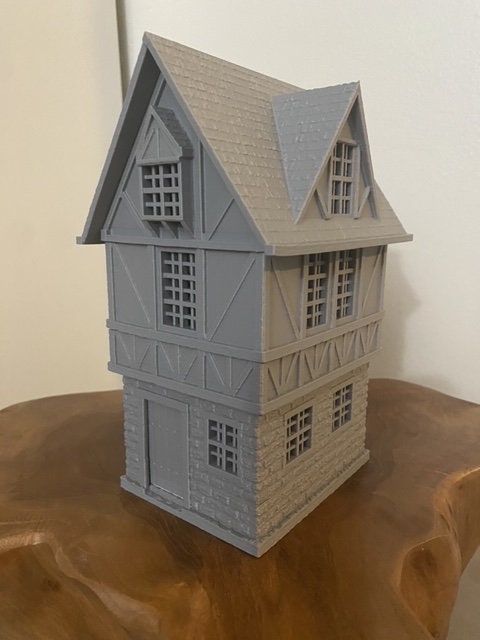 DnD Townhouse: 28mm Tabletop Terrain, Modular Building
