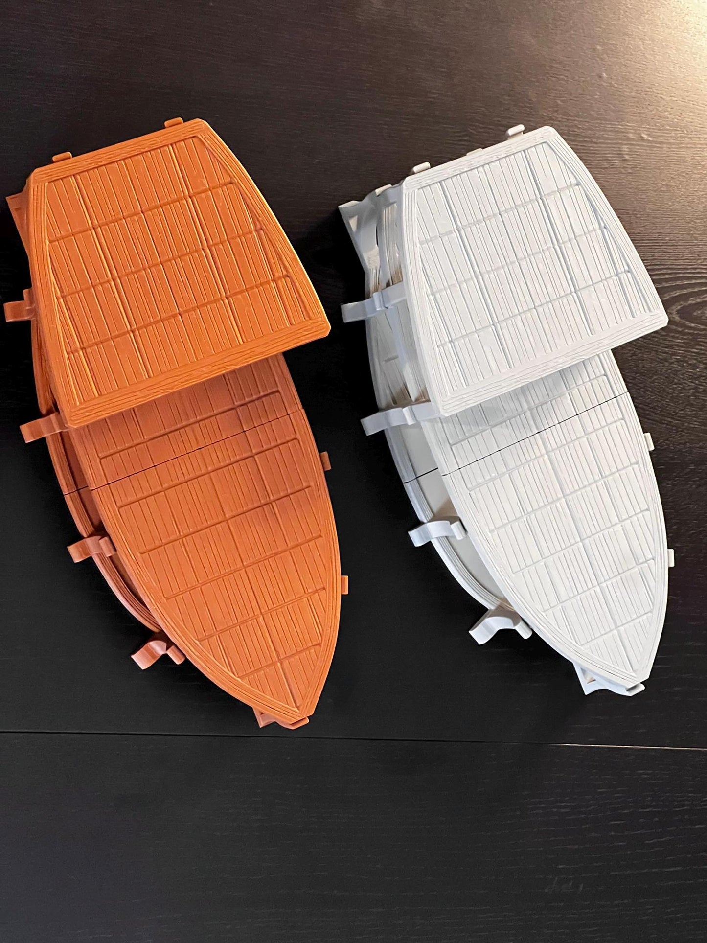DnD Magnetic Ship - Three Level 28mm Fantasy Tabletop boat, Dungeons and Dragons - 3D Printed Modular Model