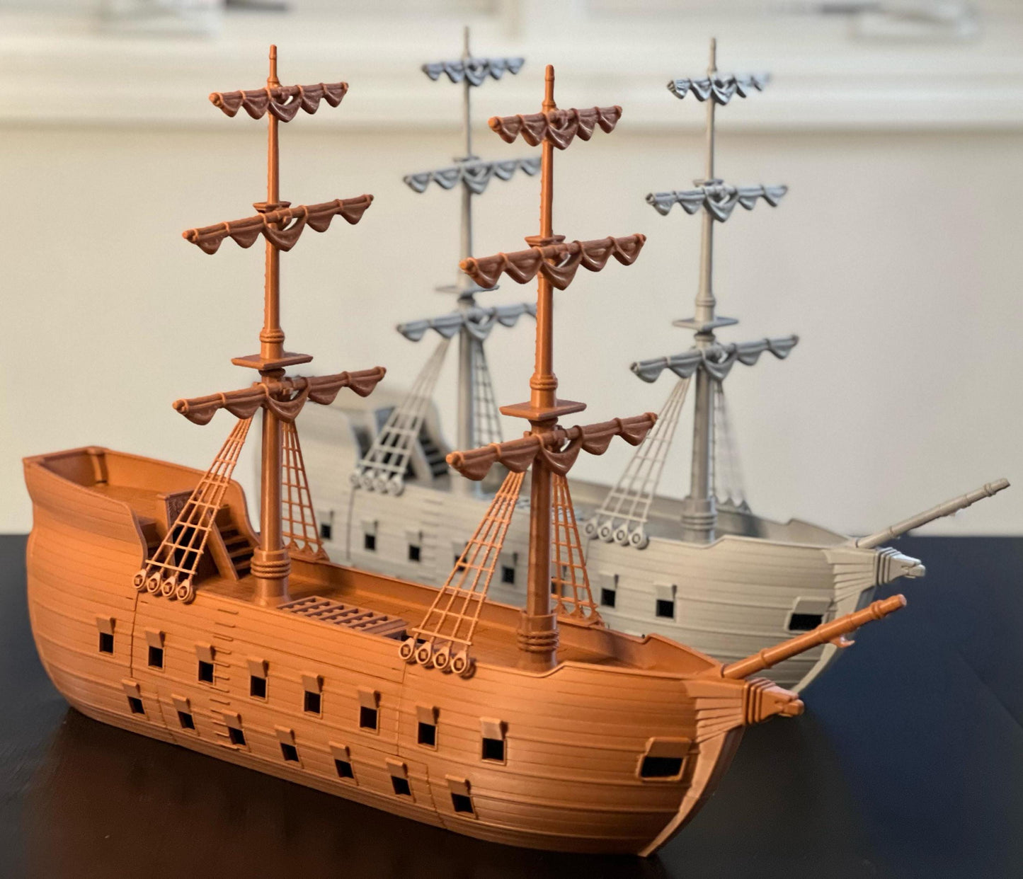 Magnetic Modular Pirate Ship: 3D Printed DnD Tabletop Model