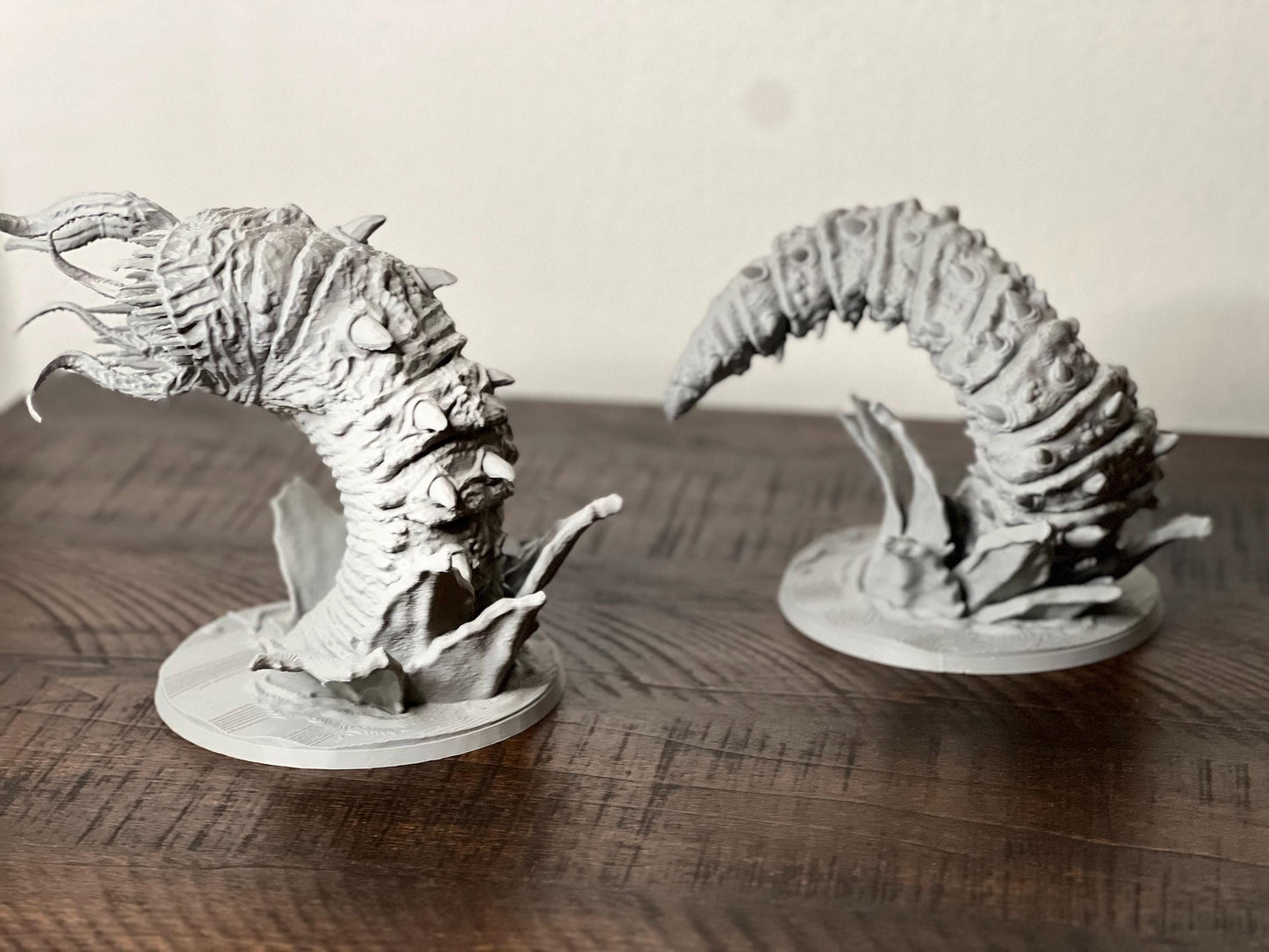 DnD Desert Creature Miniatures – Scarlet Worm, Wormling & Dune Beasts for Tabletop RPGs (Physical Minis)