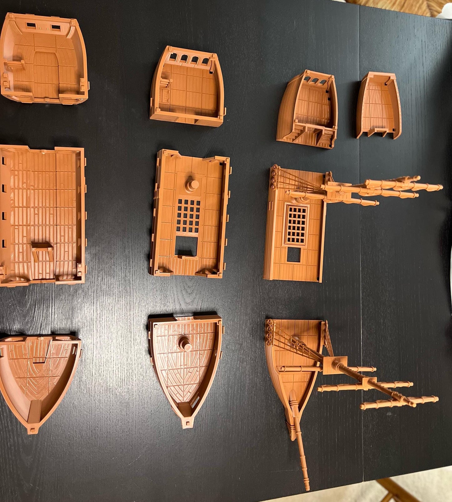 Magnetic Modular Pirate Ship: 3D Printed DnD Tabletop Model